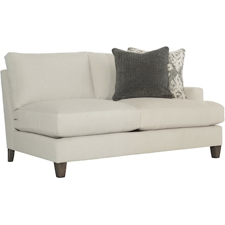 Mila Fabric Right Arm Loveseat