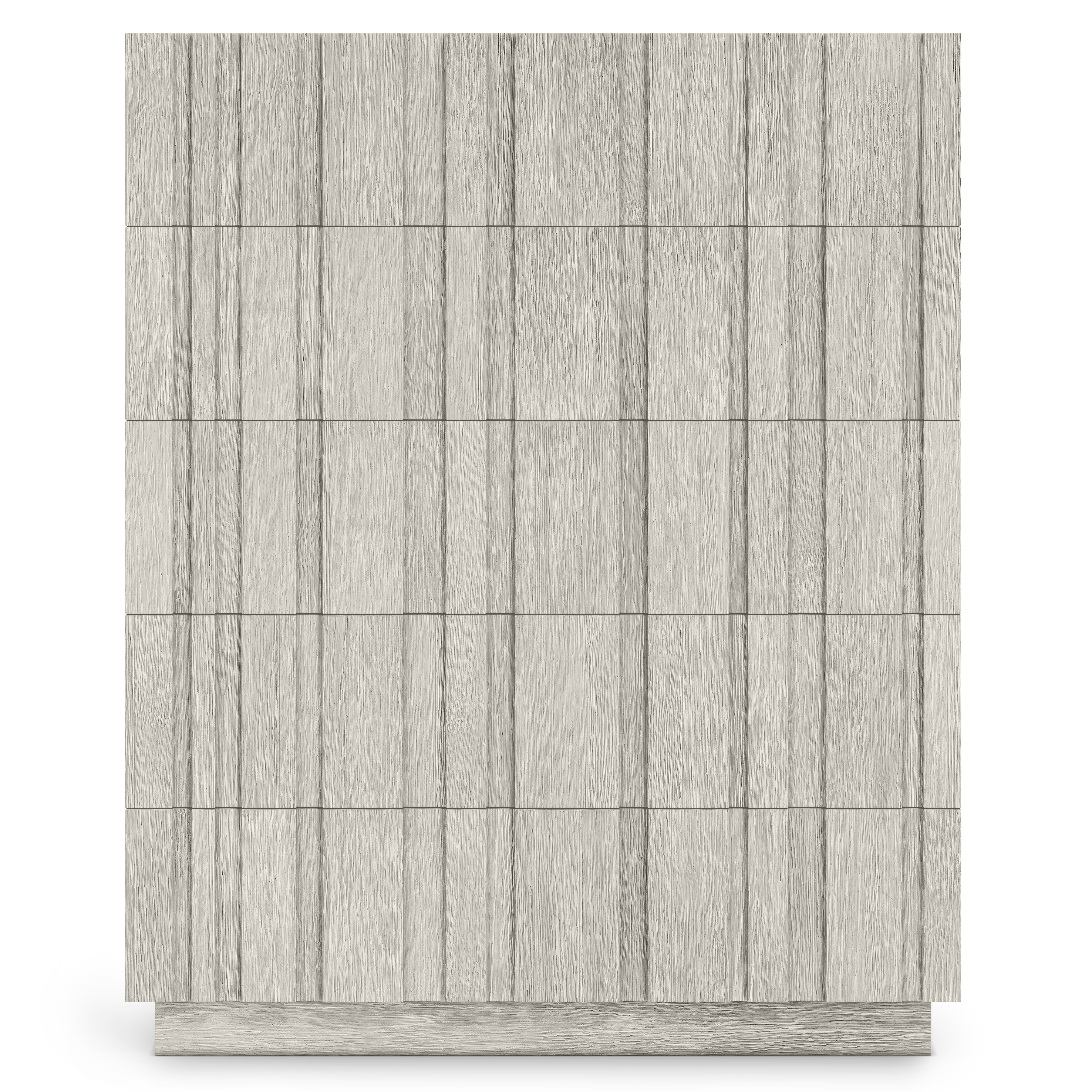 Tall 5-Drawer Dresser w/Plinth Base