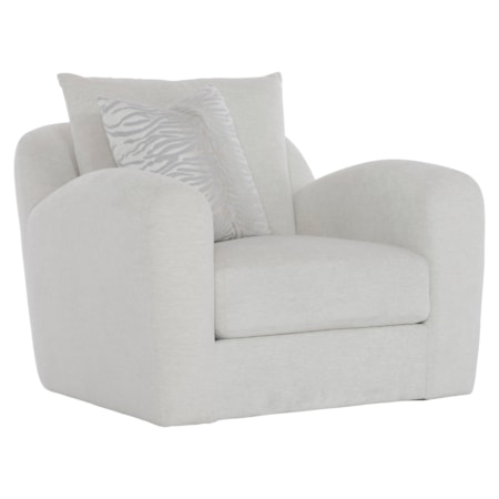 Asher Fabric Swivel Chair