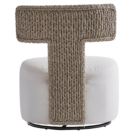 Outdoor Swivel Accent Chair