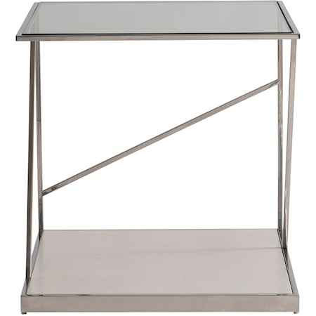 Maymont Glass Top Side Table