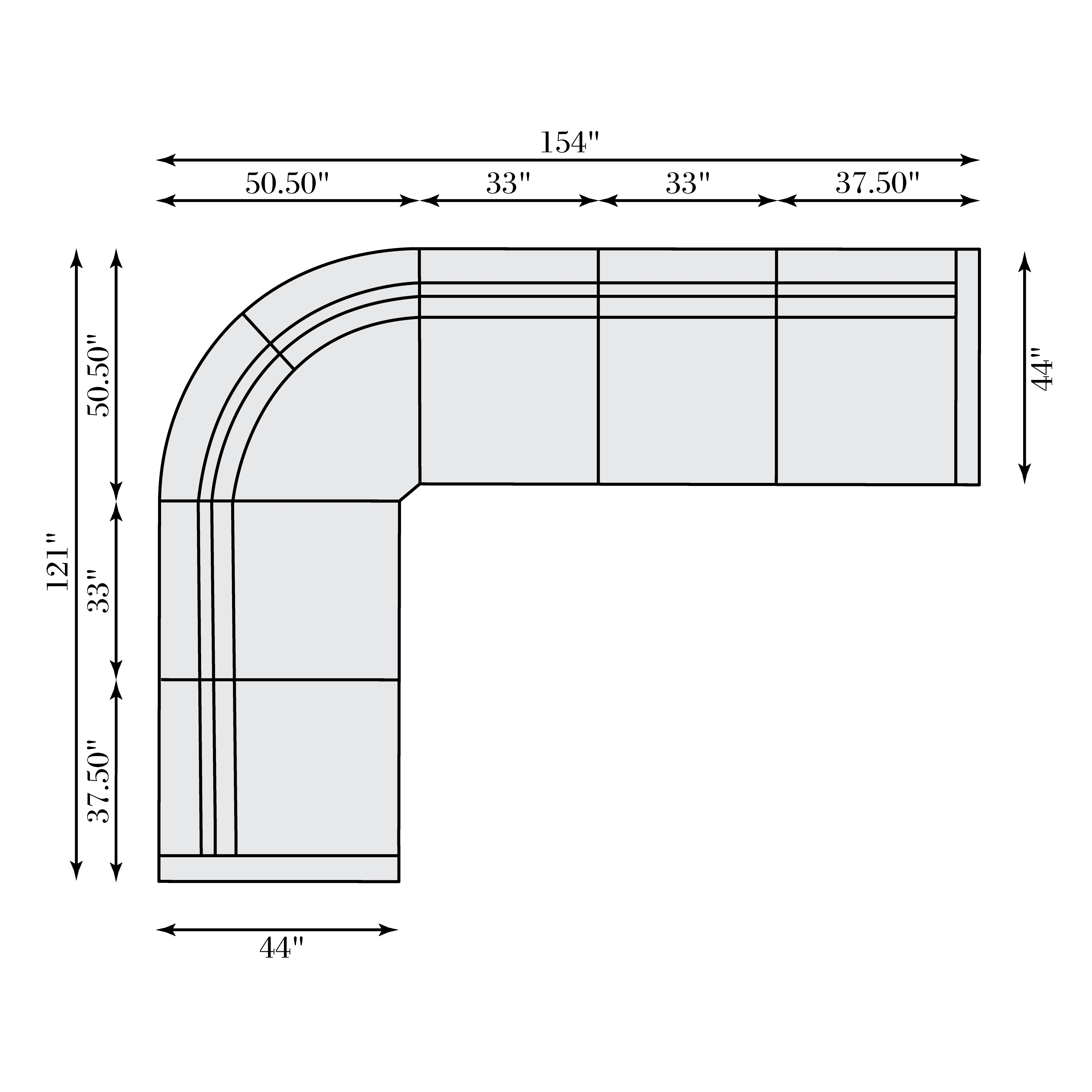 6-pc. Power Reclining Sectional Sofa