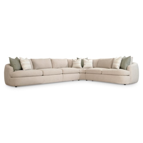 Contemporary Jules Fabric Sectional