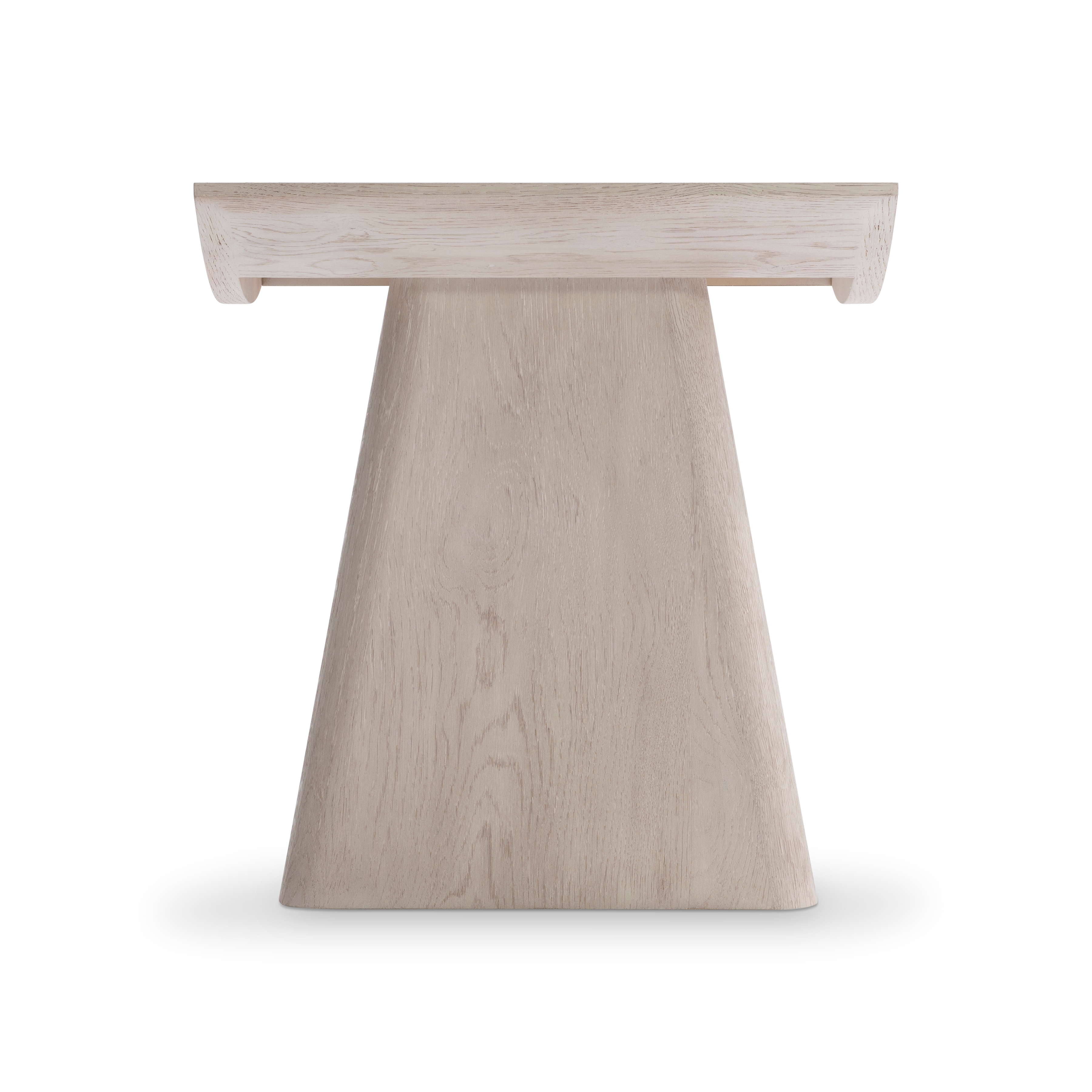 22" Wooden Side Table w/Angled Base