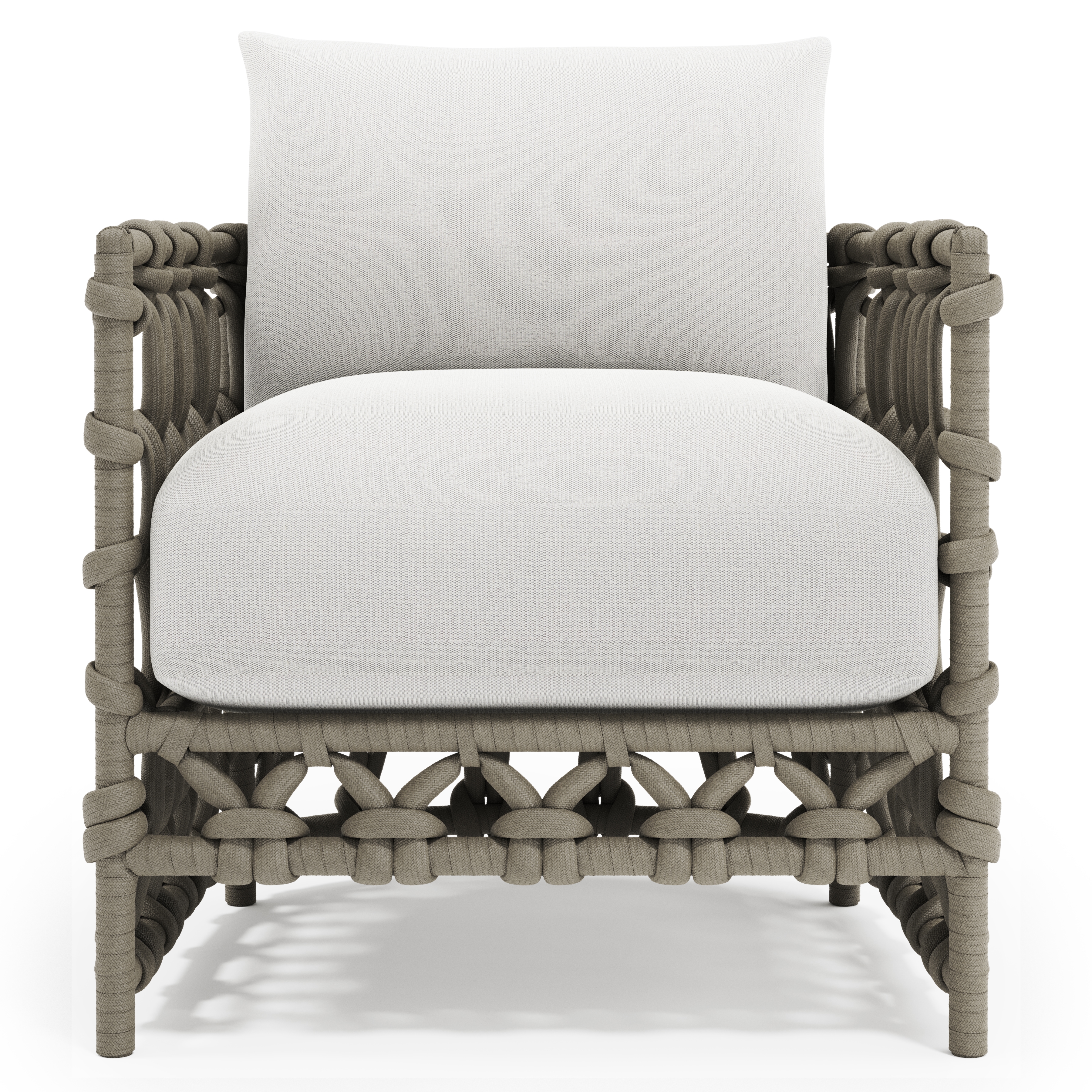 Open-Weave Outdoor Club Chair