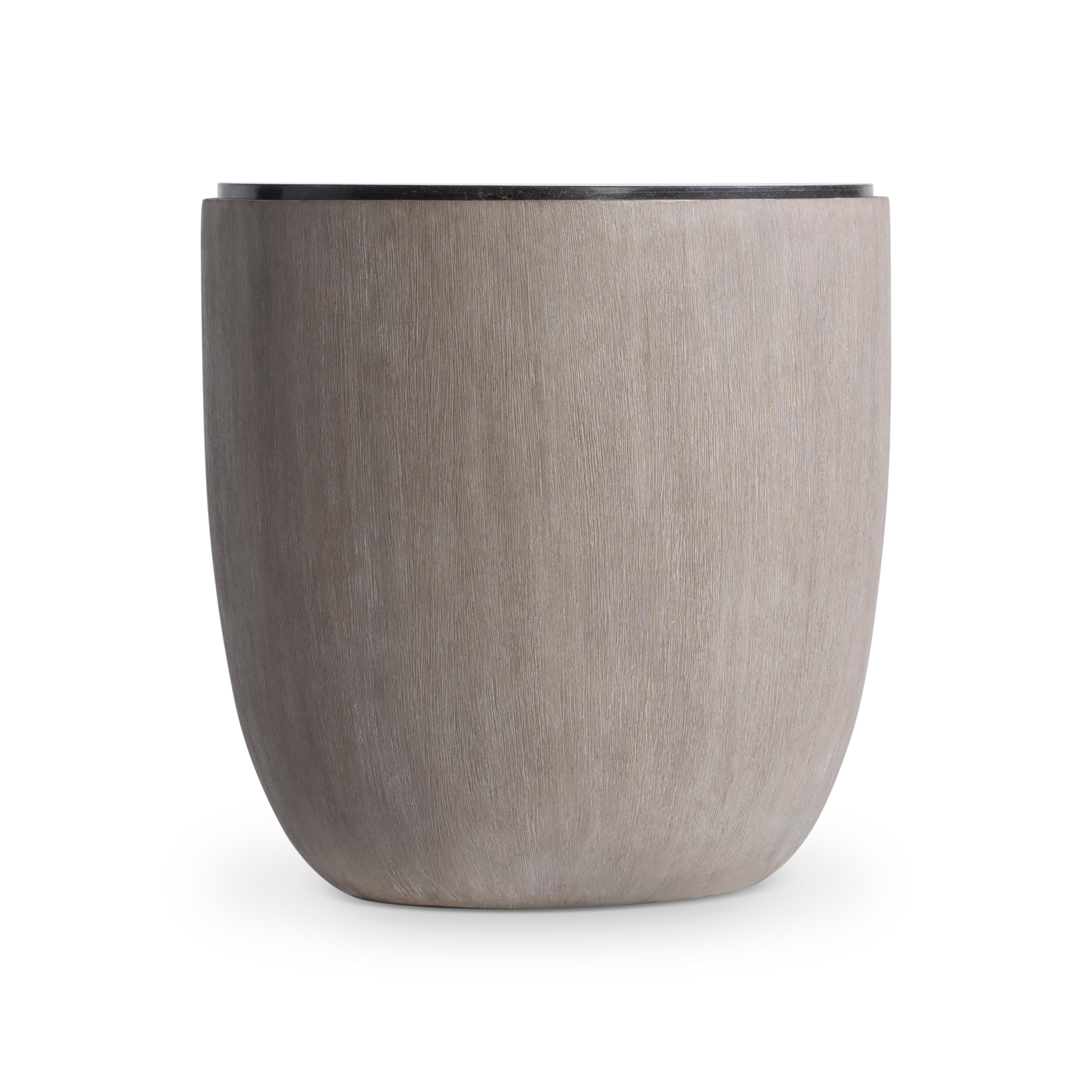 Bernhardt Bernhardt Interiors Drum Side Table w/Bluestone Top