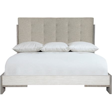 Customizable Cal King Panel Bed