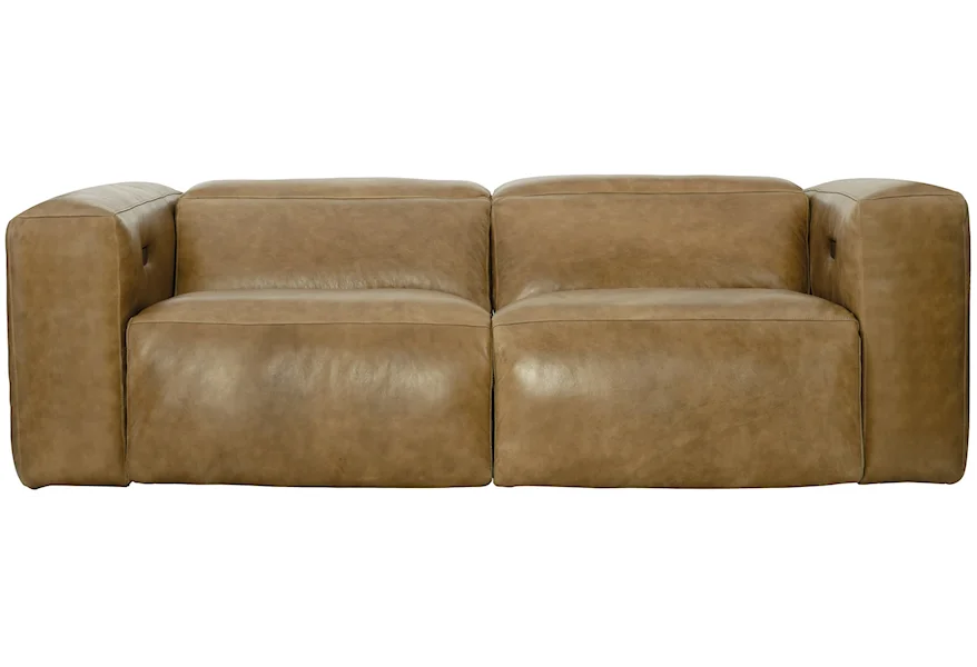 Bernhardt Living Cosmo Leather Power Motion Sofa by Bernhardt at Z & R Furniture