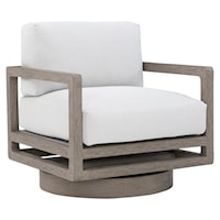 Contemporary Tanah Outdoor Swivel Chair