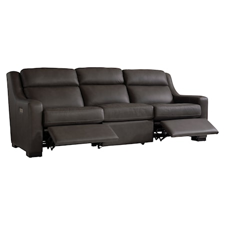 Germain Leather Power Motion Sofa