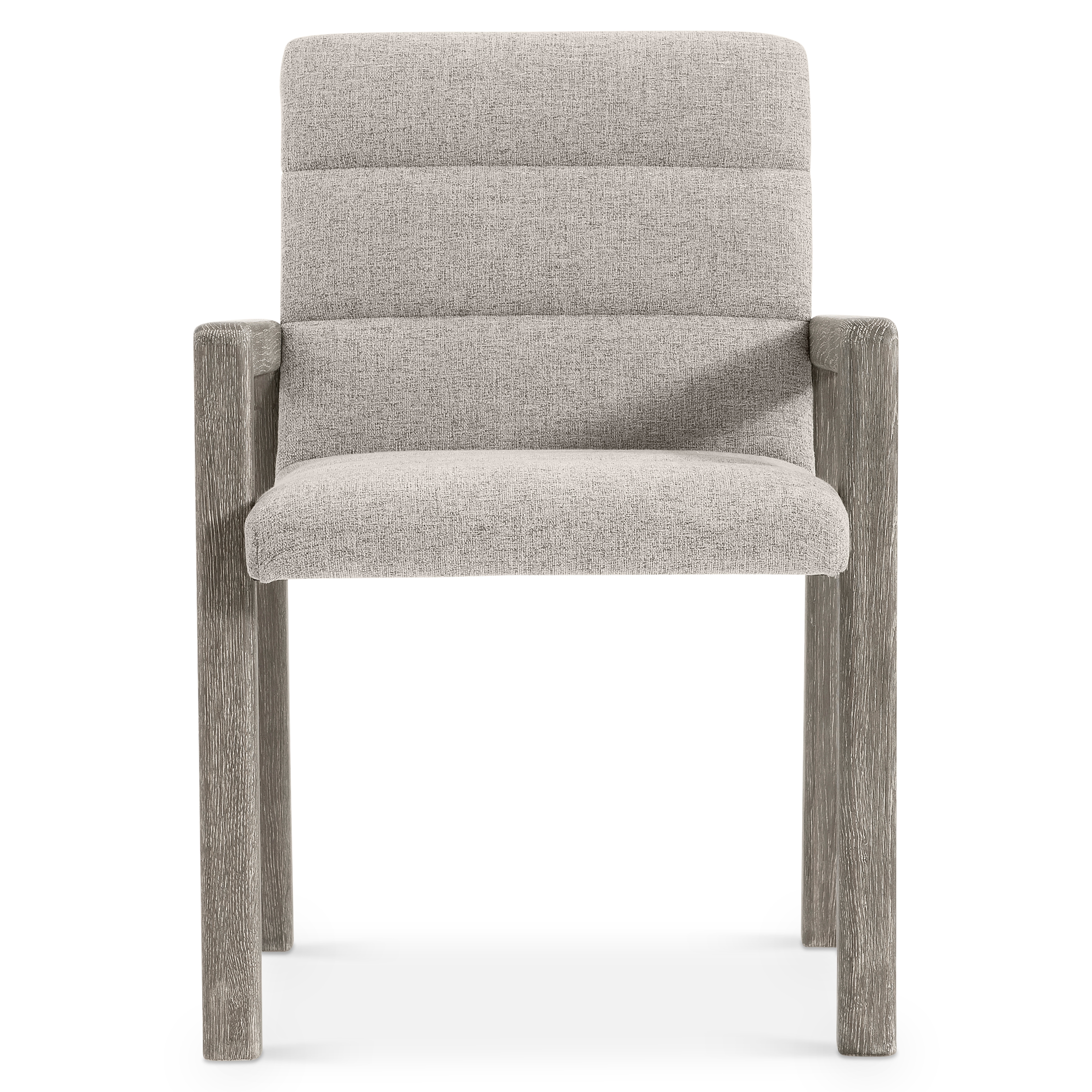 Upholstered Dining Armchair w/Open Arms