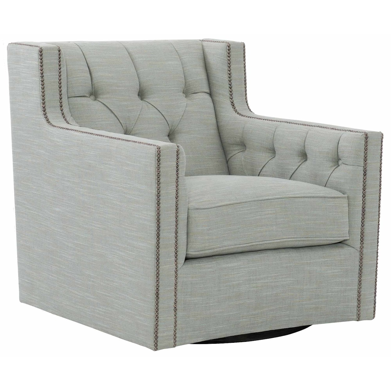 Bernhardt Bernhardt Living Candace Fabric Swivel Chair