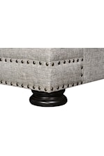 Bernhardt Bernhardt Living Stafford Leather Ottoman