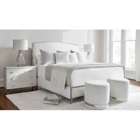 Silhouette Panel Bed King