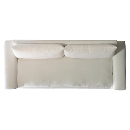 Nikki Fabric Sofa Without Pillows