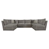 Bernhardt Plush Sanctuary Fabric Sectional