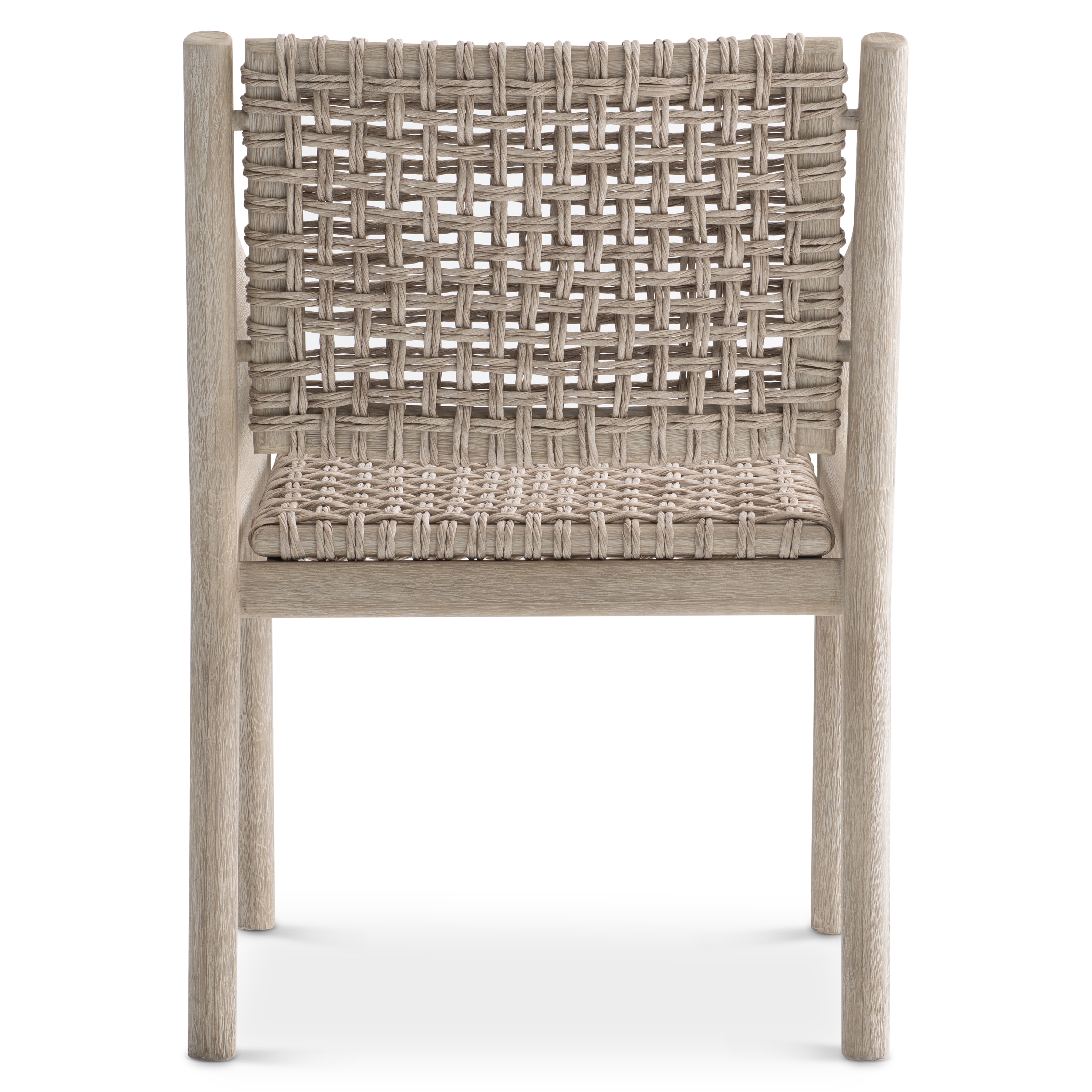 Bernhardt Bernhardt Exteriors Outdoor Open-Weave Dining Arm Chair