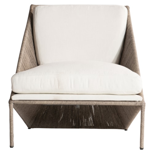 Contemporary Outdoor Accent Chair