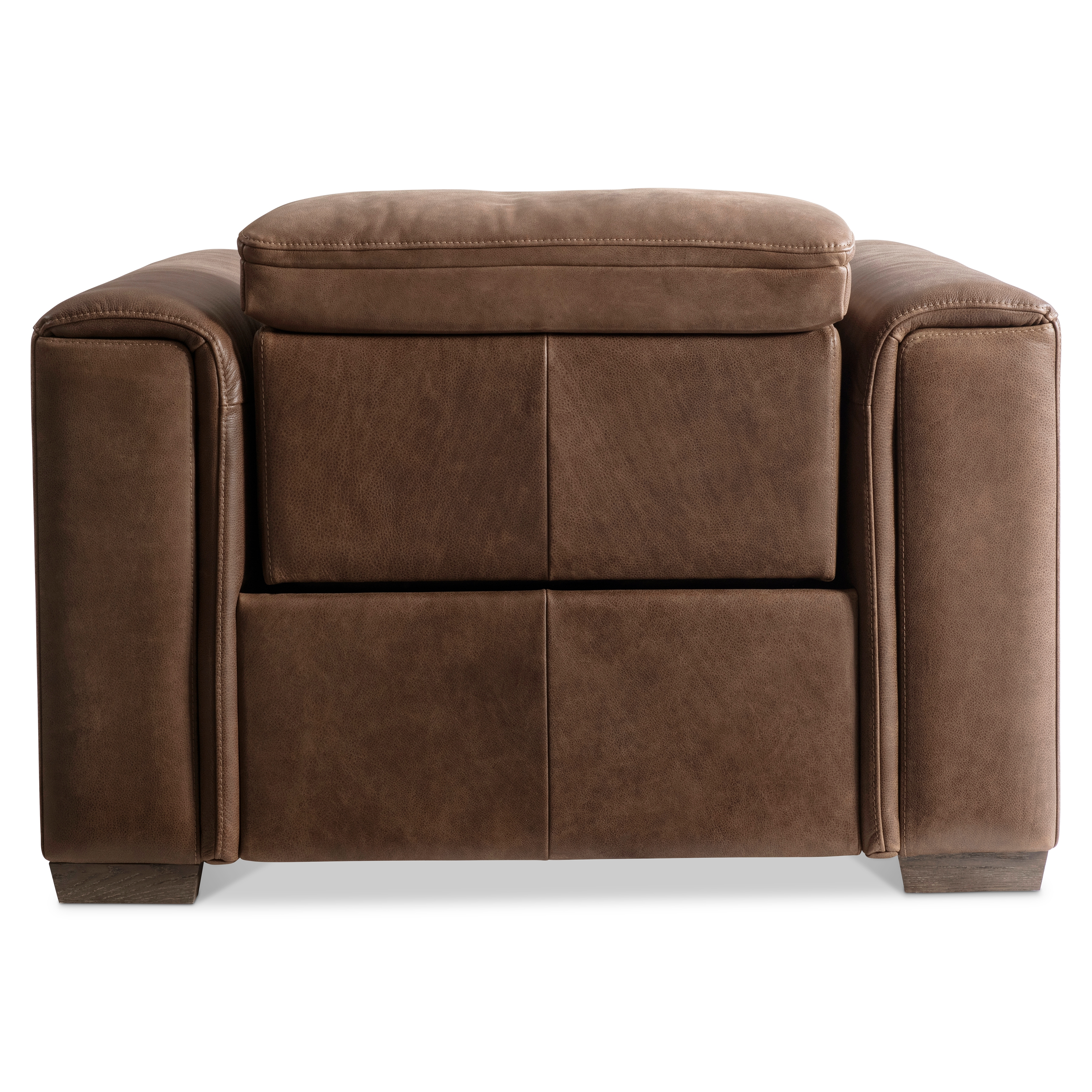 Power Reclining Leather Club Chair