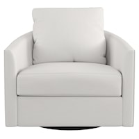 Contemporary Outdoor Swivel Accent Chair