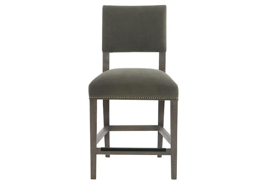 Interiors Moore Fabric Counter Stool by Bernhardt at Baer's Furniture