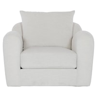 Asher Fabric Swivel Chair