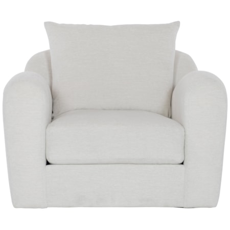 Asher Fabric Swivel Chair