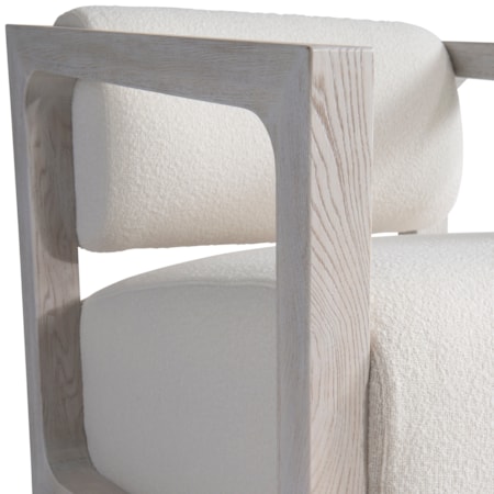Mica Fabric Swivel Chair
