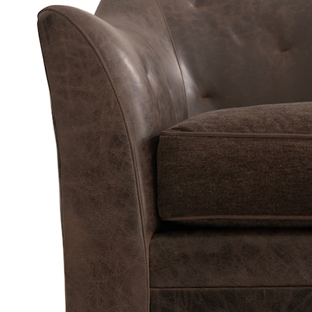 Brixton Leather Swivel Chair