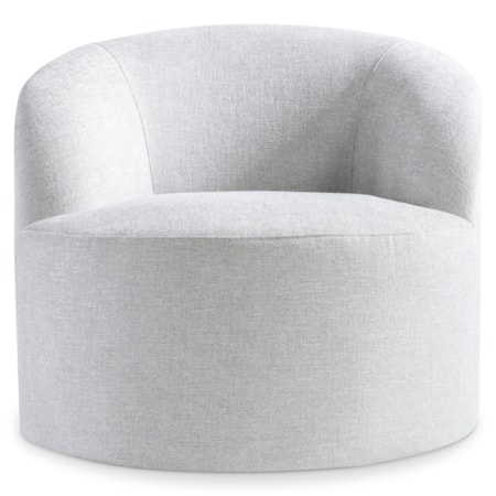 Elle Fabric Swivel Chair