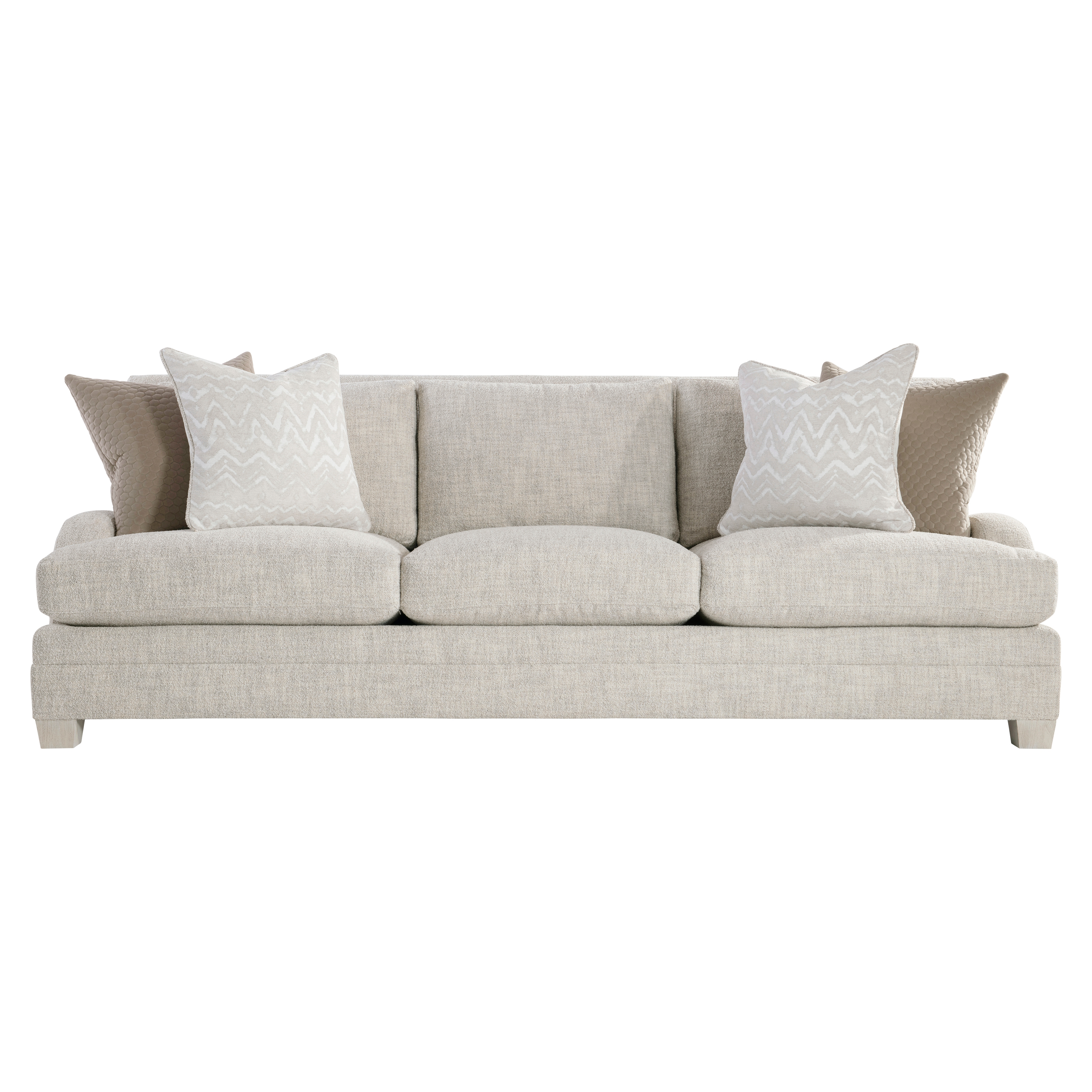 Bernhardt Plush Rollins Fabric Sofa