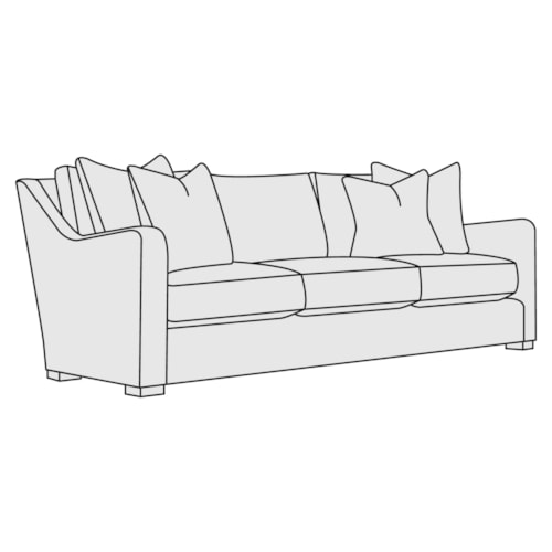 Contemporary Ventura Fabric Sofa
