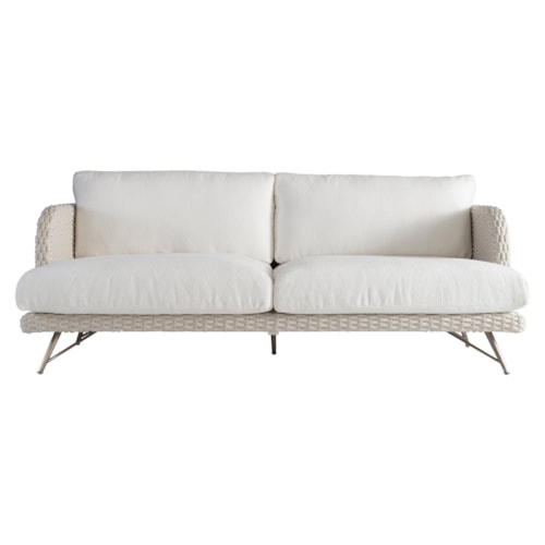 Isola Woven Wicker Outdoor Sofa