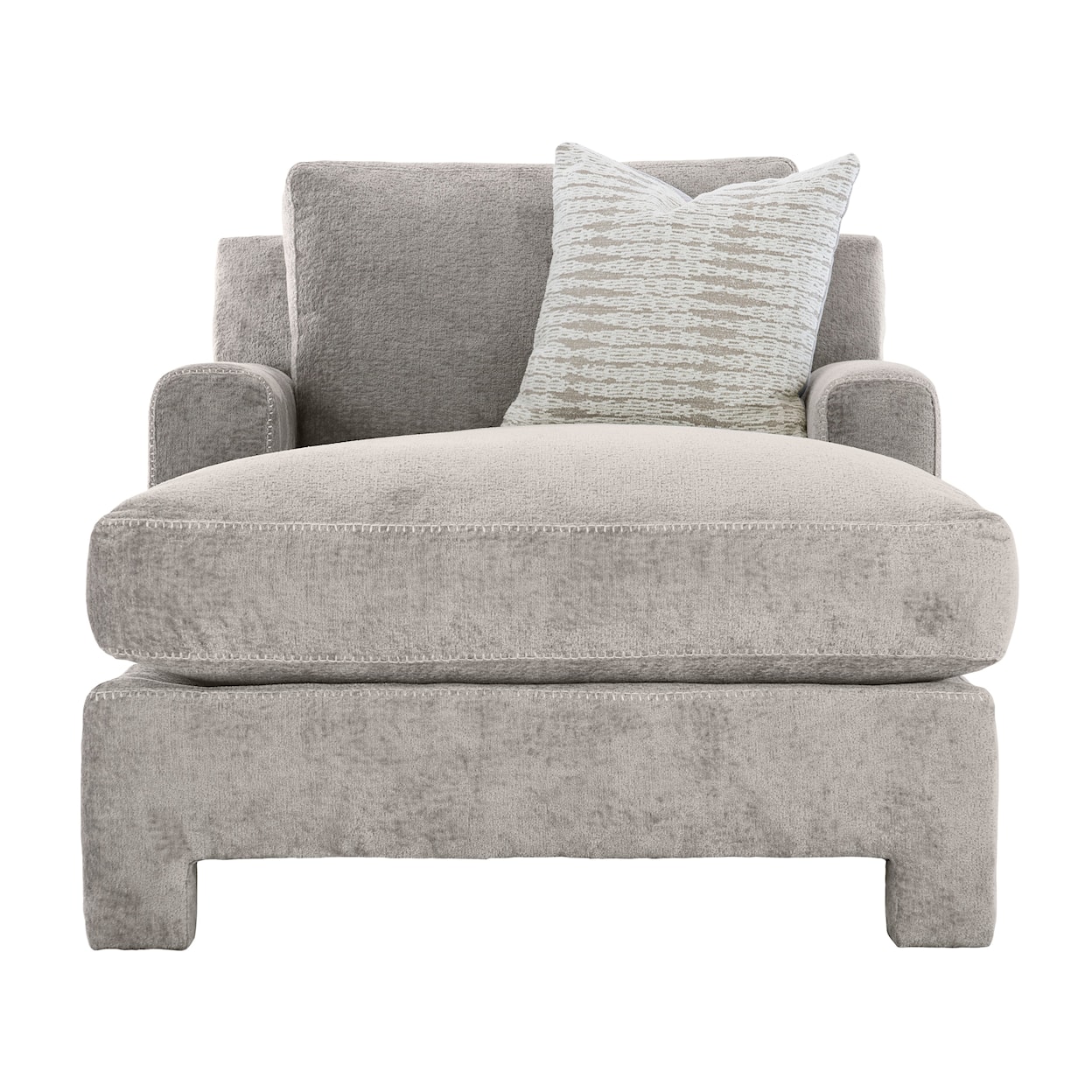 Bernhardt Plush Mily Fabric Chaise