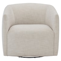 Contemporary Outdoor Swivel Accent Chair