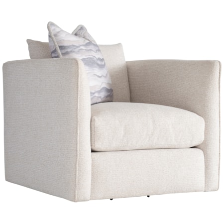 Lille Fabric Swivel Chair
