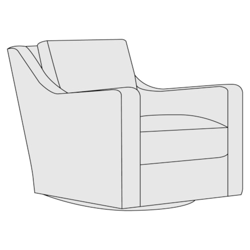 Ventura Leather Swivel Chair