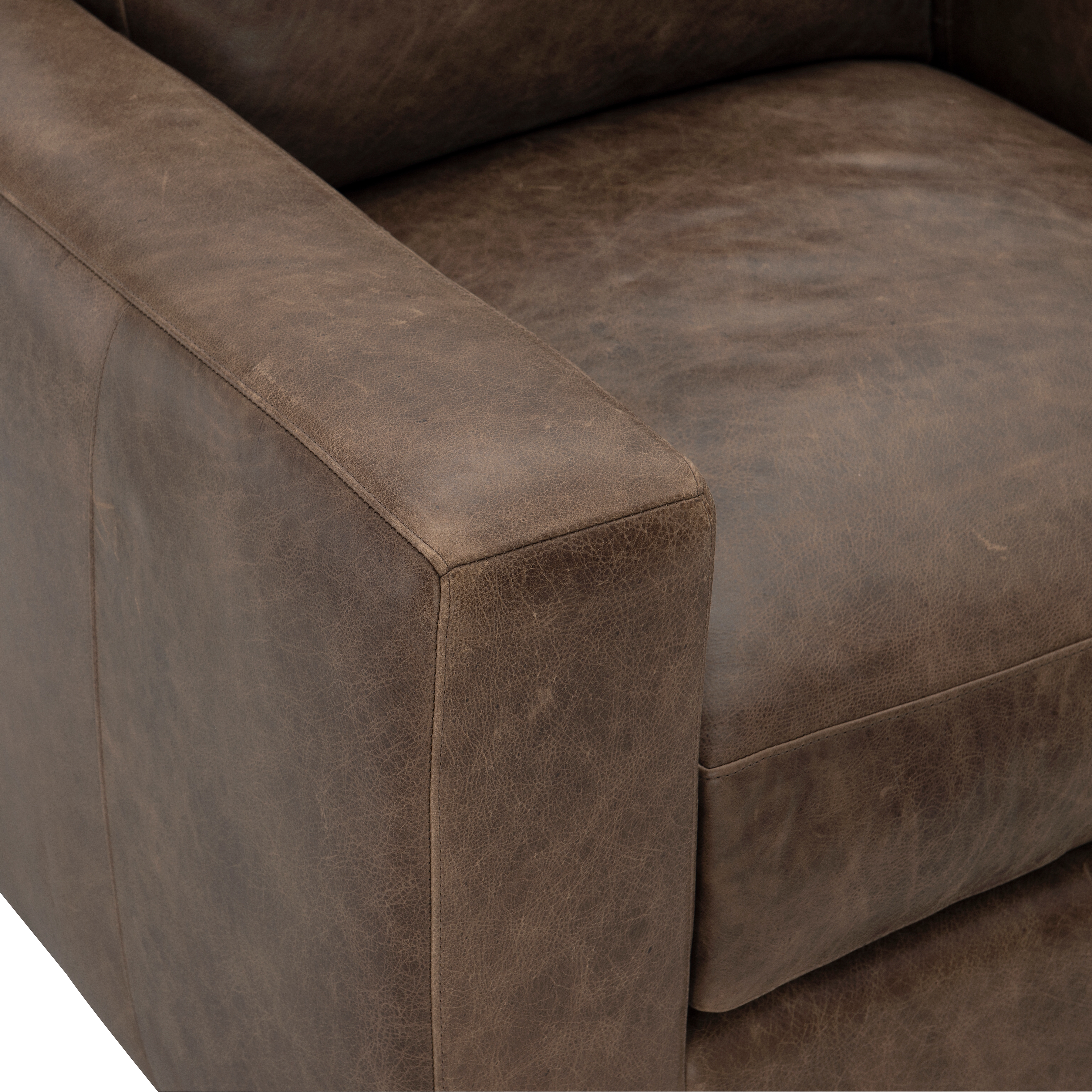 Bernhardt Bernhardt Living Dawkins Leather Swivel Chair