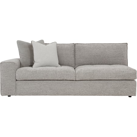 Nest Fabric Left Arm Loveseat