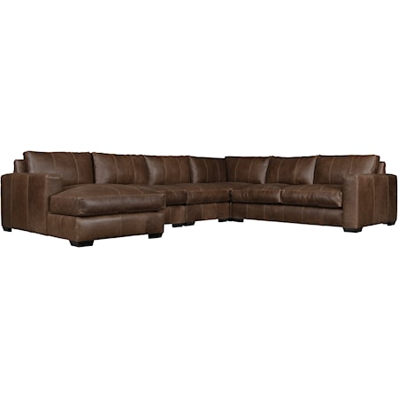 Dawkins Leather Sectional