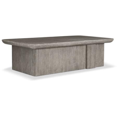 Plinth-Base Cocktail Table