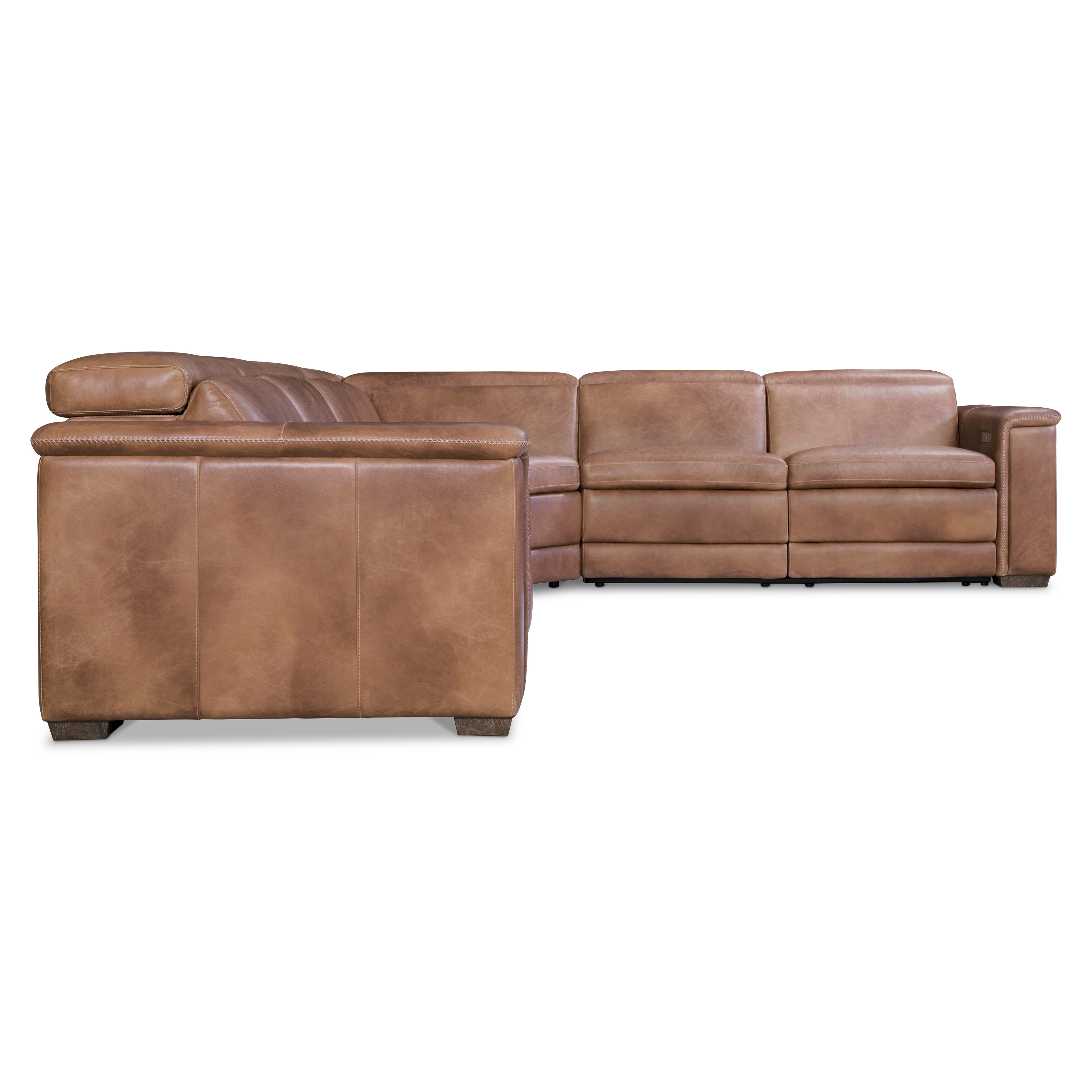 Lioni Leather Sectional