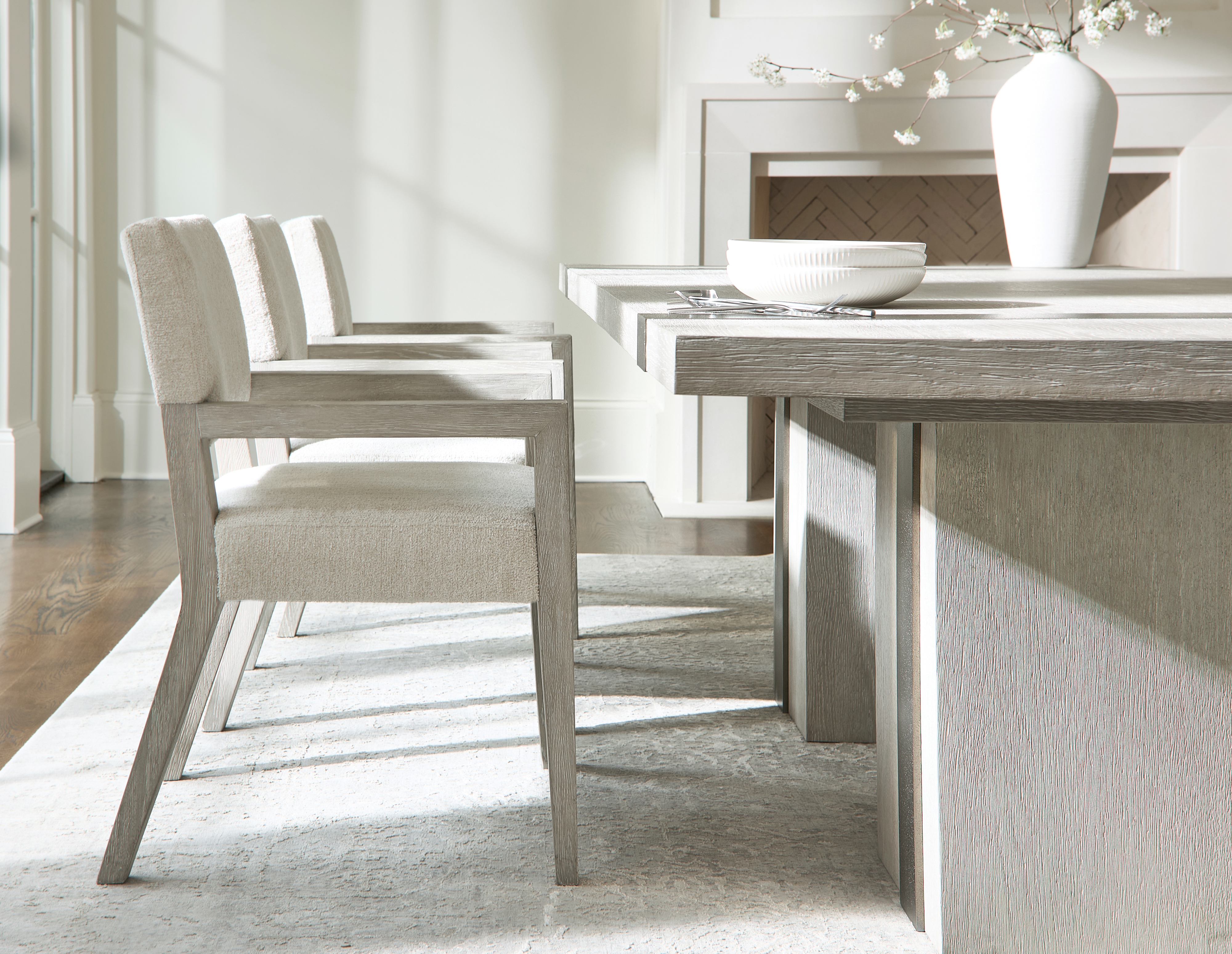 Bernhardt Tempo Upholstered Dining Chair w/Open Back