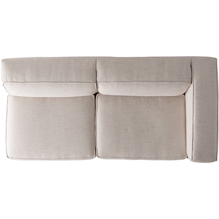 Bliss Fabric Right Arm Loveseat