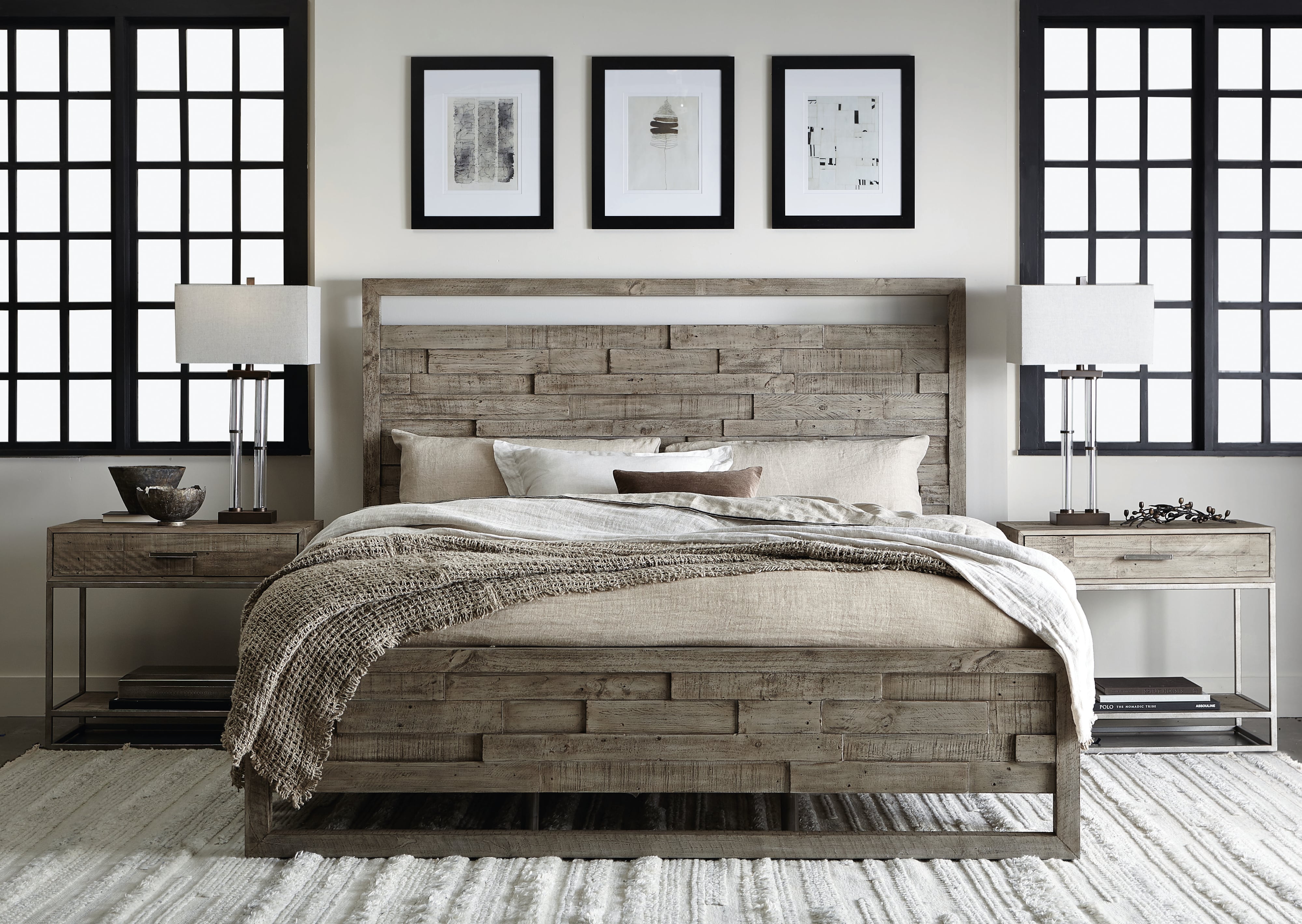 Bernhardt Highland Park K1309 Transitional Queen Panel Bed Wayside