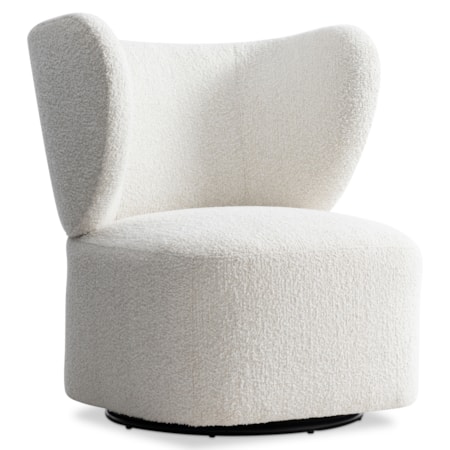 Wing-Back Swivel Chair
