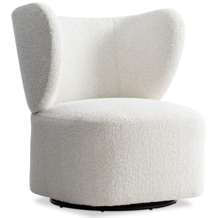 Wing-Back Swivel Chair