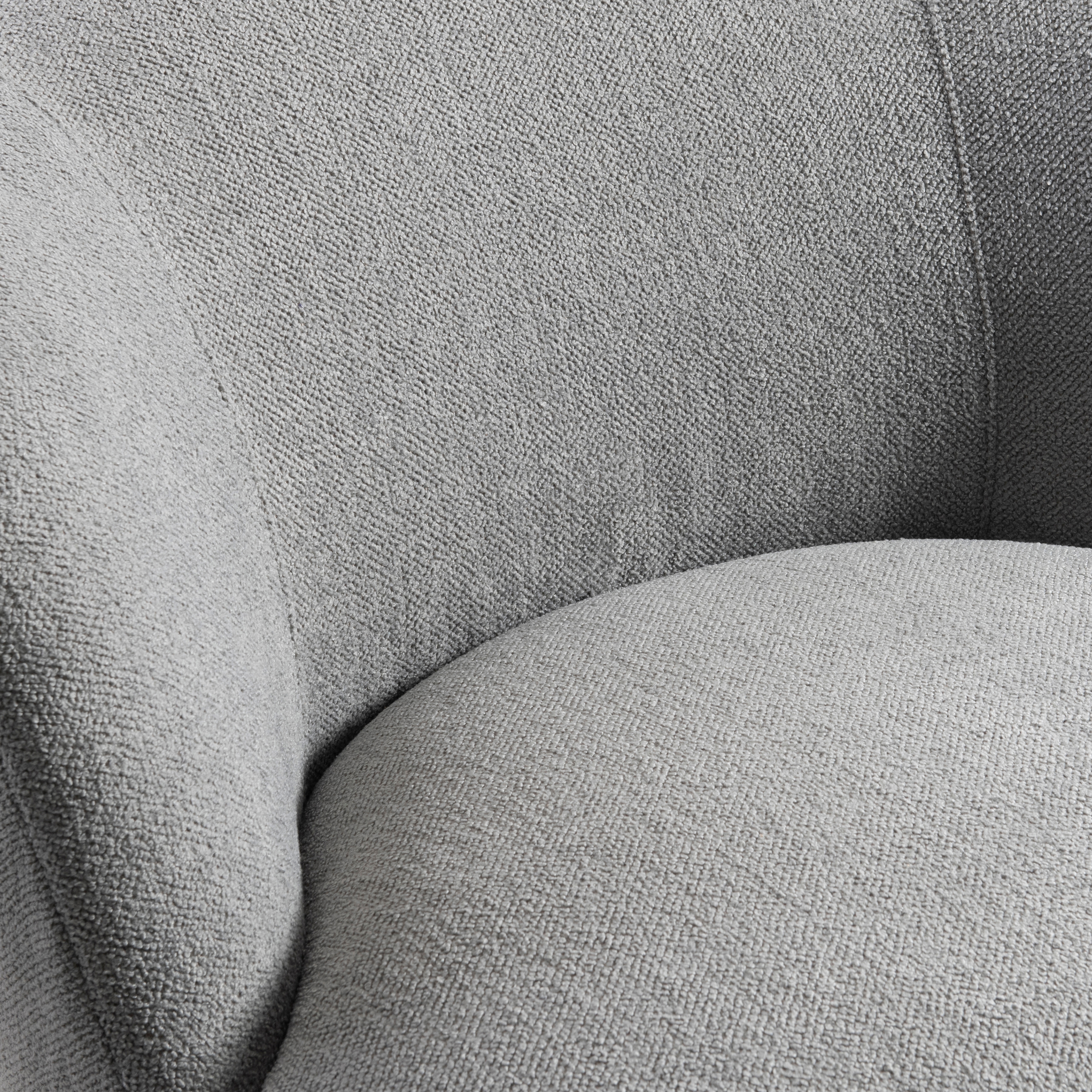 Fabric Swivel Chair w/Sheltered Back