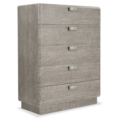 Modern Rustic Tall 5-Drawer Chest w/Soft-Close Drawers