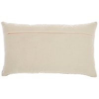 14" X 24" Grey/Multi Rectangle Throw Pillows